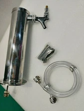 Olmstead Single Faucet Stainless Steel Draft Beer Tap Tower Brew Chrome No Box