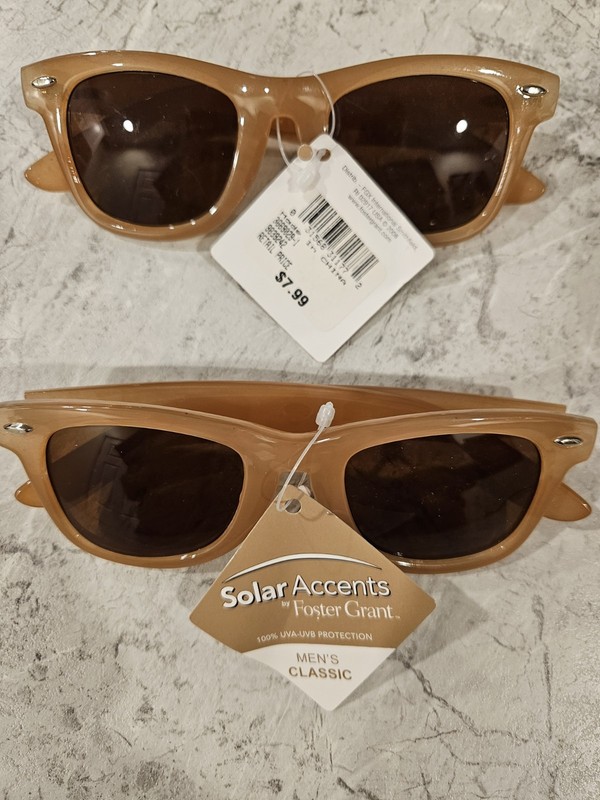 Foster Grant Solar Accents Sunglasses 100% UVA UVB Protection 2 Pair