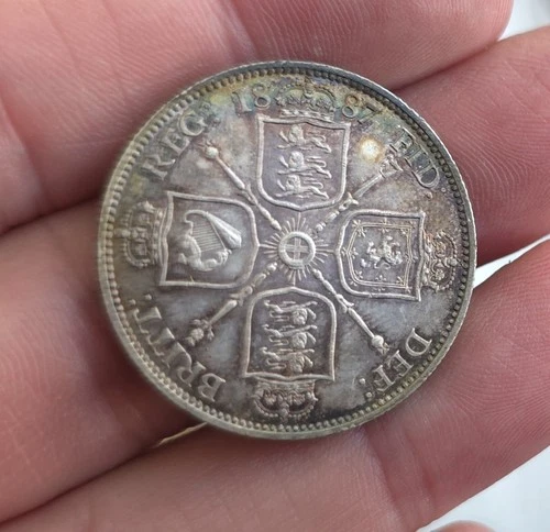 Photo of a 1887 Victoria Florin from an eBay listing that sold on Jul 12, 2026