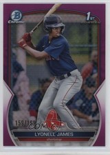2023 Bowman Chrome Prospects Fuchsia Refractor /199 Lyonell James #BCP-118 z1v
