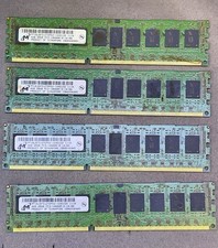 Micron 16GB 4x4GB PC3-10600R DDR3 1333MHz ECC REG Server RAM Lotx4 FREE SHIPPING