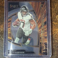 Panini 2025 Select Turbocharged Bijan Robinson #18 Atlanta Falcons NFL