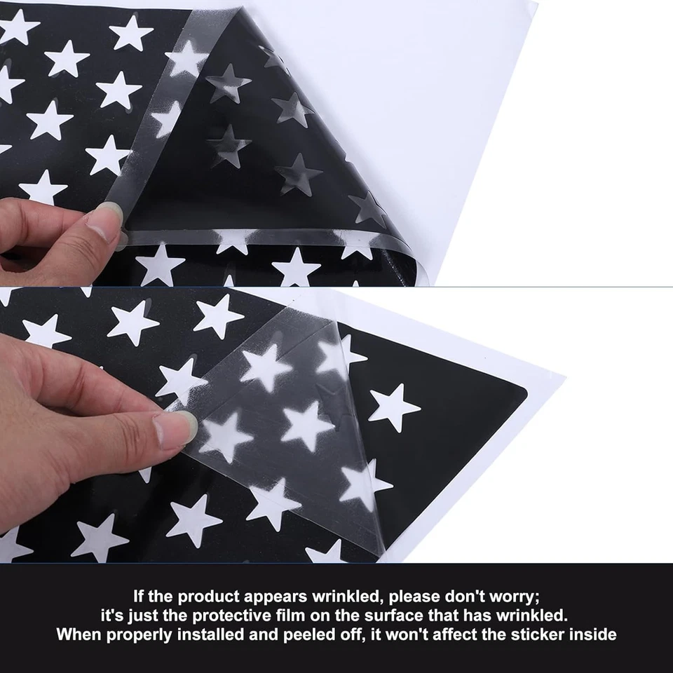 Наклейки с флагом заднего окна аксессуары для Hummer EV совместимы с 2 шт., боковые  - Изображение 3 из 4