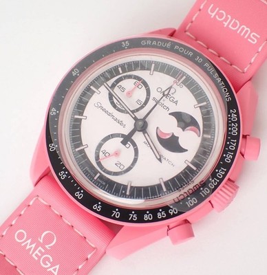 Used OMEGA x swatch Bioceramic MoonSwatch MISSION TO THE PINK