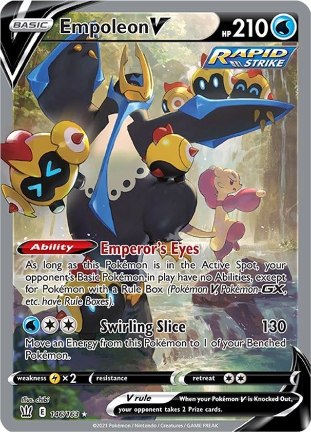 Empoleon V - 146/163 - Pokemon Battle Styles Sword & Shield Alternate Art NM