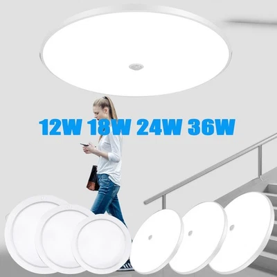 COSHALL LED Deckenlampe mit Bewegungsmelder Deckenleuchte Panel Flur lamp Treppenleuchte