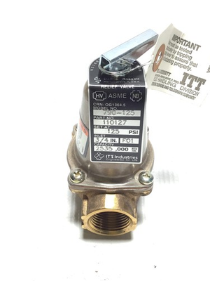 #ad ITT Bell amp; Gossett 790 125 Pressure Relief Valve $159.99