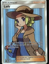 Lady Shiny Holo Rare Hidden Fates: Shiny Vault SV86/SV94 Supporter Holofoil Poke on eBay