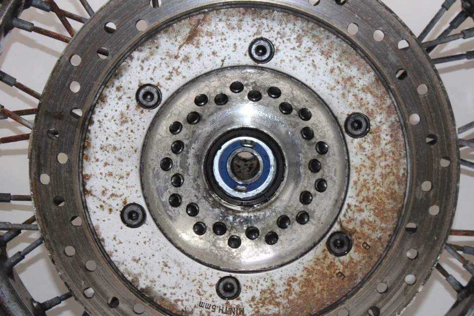 98-03 HONDA SHADOW ACE 750 VT750CD DELUXE OEM FRONT WHEEL RIM - Image 2 of 4