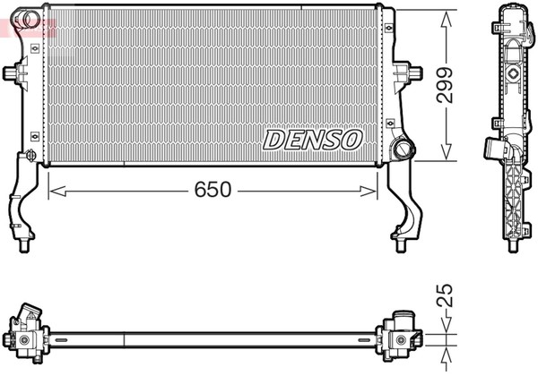 MotorküHler WasserküHler Denso DRM43019 FüR Hyundai Kona OS OSE OSI SUV Gdi 4WD-image