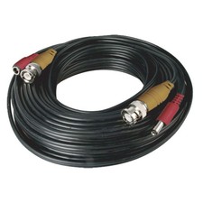 Security 60 Feet BNC Video/Power Camera Extension Cable with Adapter