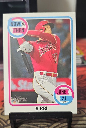 2023 Topps Heritage High Number - Now and Then Shohei Ohtani #NT-10