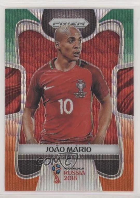 2018 Panini Prizm World Cup Green & Orange Wave Prizm Joao Mario #160 7m3