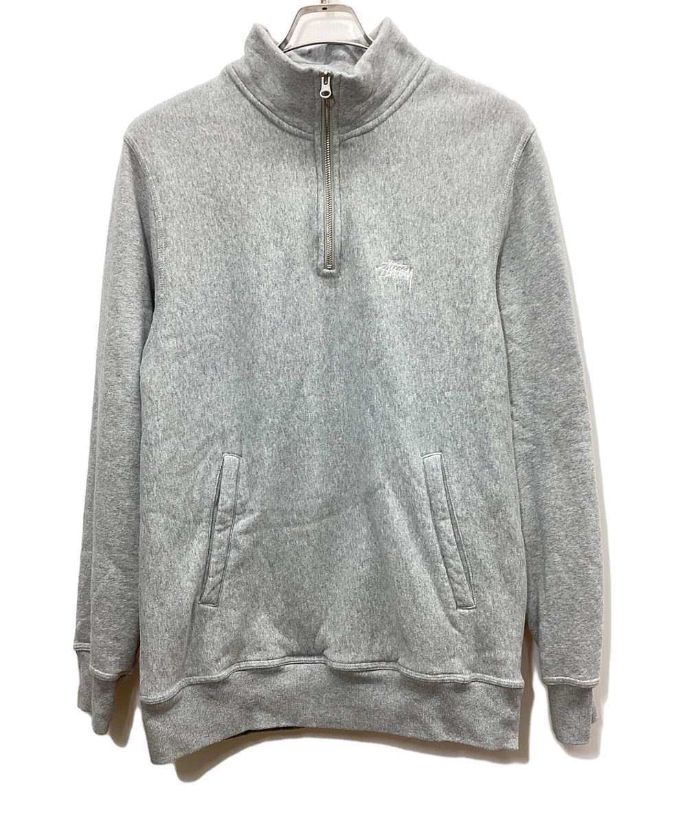 stussy Half-zip sweatshirt Size: M Gray ca28629 Men | eBay
