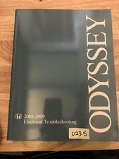 OEM HONDA 2008 - 2009 ODYSSEY ELECTRICAL TROUBLESHOOTING MANUAL SERVICE