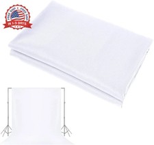 Professional White Photography Backdrop10X7ft - Machine Washable Seamless Backgr