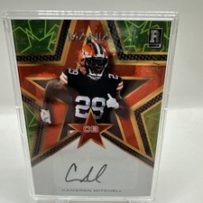 2023 Wild Card Auto Mania Pro Football RC Rookie #'d /10 Cameron Mitchell. rookie card picture