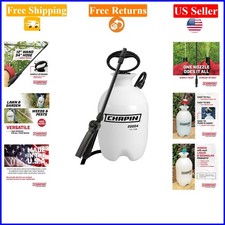 Chapin 20004 1-Gallon Garden Pump Sprayer with Adjustable Nozzle, White