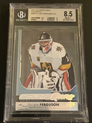 2017-18 Upper Deck #488 Dylan Ferguson Clear Cut BGS 8.5