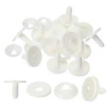 40mm Doll Joints, 10 Set Plastic Removable Animal Joints Accessories, White