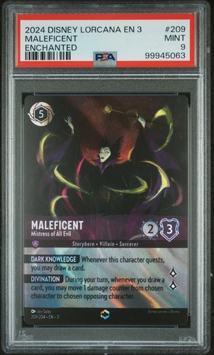 Maleficent - Mistress of All Evil graded PSA 9 for sale on eBay