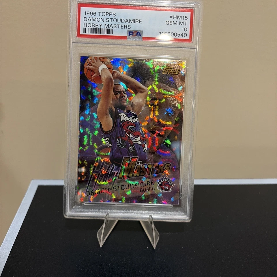 1996 Topps Hobby Masters Дэймон Стоудамир #HM15 Toronto Raptors Рефрактор Редкий - Изображение 2 из 4