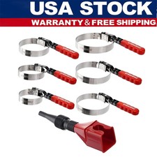 7 Piece Swivel Oil Filter Wrench 2-16 - 5-14 6 Size Oil Filter Remover Tool