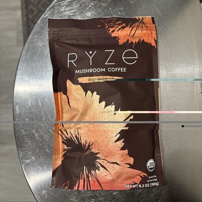 Ryze Mushroom Coffee 6.3 oz bright and smooth 