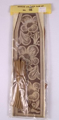 Vintage Leather Regular Cigarette Case Kit 1956 #145 Leathercraft Patterns