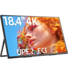 UPERFECT 18.4" 4K Portable Monitor Second IPS LCD Display Freestanding Screen