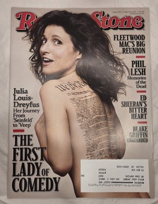 Rolling Stone Magazine Issue 1207 April 24, 2014 Julia Louis-Dreyfus Good Cond.