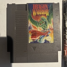 Dragon Warrior (Nintendo NES, 1989) works great with manual tested