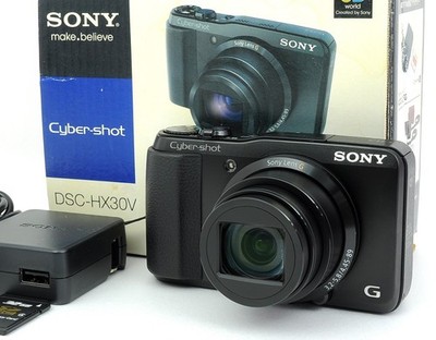 [N MINT] Sony Cyber-shot DSC-HX30V Black Digital Camera w/Box Multilingual! 1901