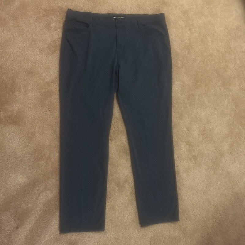 Travis Mathew Pants Mens 40x32 Blue Golf Performance Stretch Lightweight Casual
