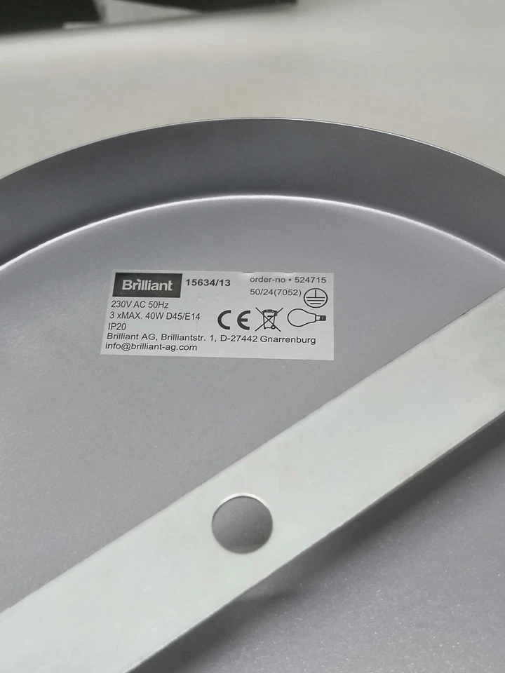 Brilliant Tiara 15634/13 faretto da soffitto alogeno E14 EEK dipendente-incom... - Immagine 4 di 4