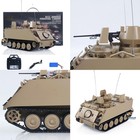 US Stock 1/16 Tongde Infrared RC Tank M2412B M113A1 ACAV 360Rotation Smoke Sound — photo 6