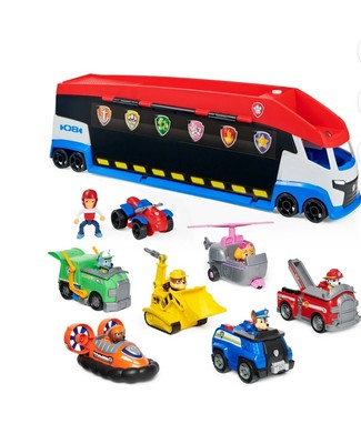 Paw Patrol Aqua Pups, Chase Transforming Shark Vehicle with Collectible Action