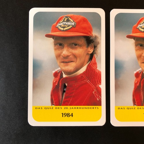 Nicki Lauda 1998 Harenberg The 20th Century Quiz Card Lot German Formula One - Picture 2 of 10