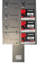 Lot of 9 Kingston 240GB SSD 6 SA400 and 3 Now300