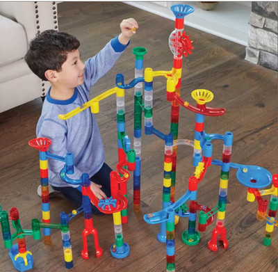 Mega Marble Run STEM Building Toy 215 Pieces
