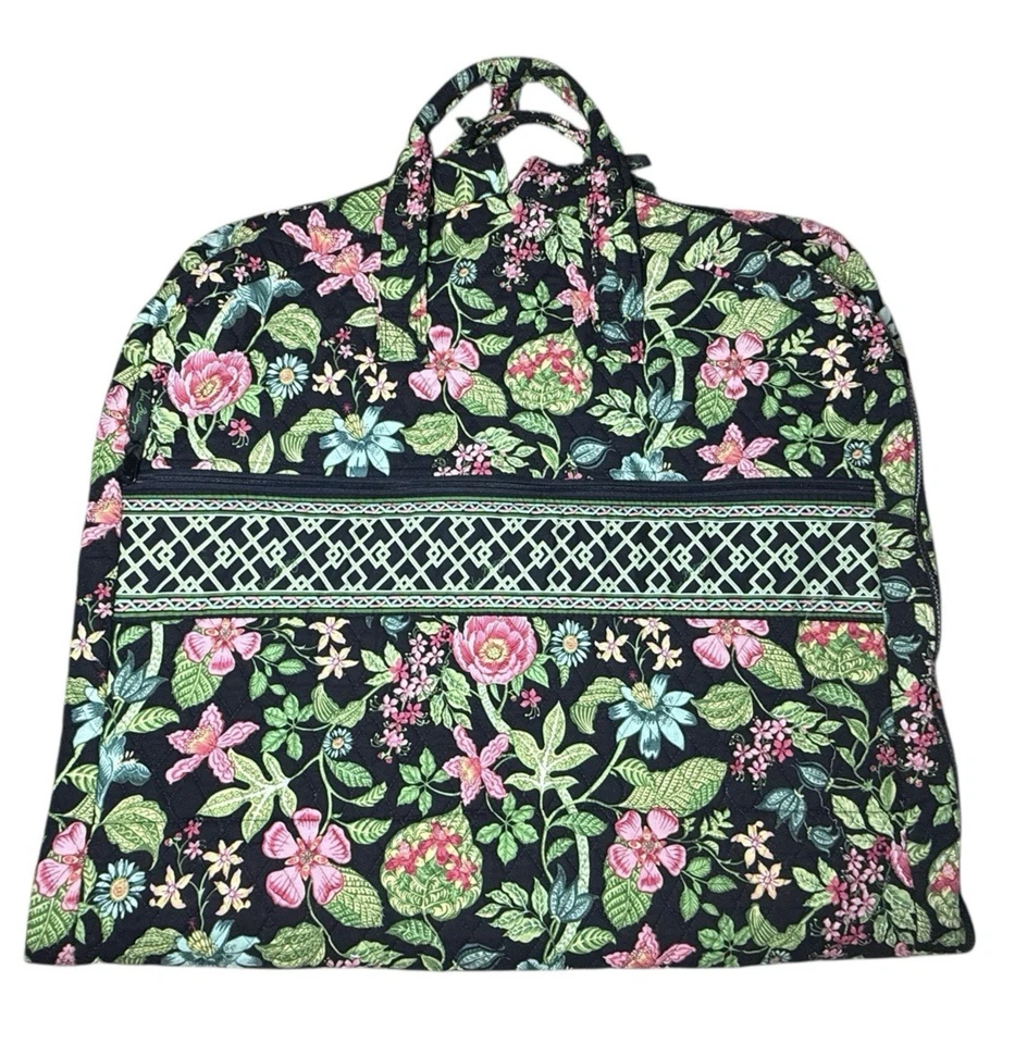 Vera Bradley Bolsa de Ropa Botánica Floral Larga Colgante Ropa Organizador de Viaje Foto 4 de 4