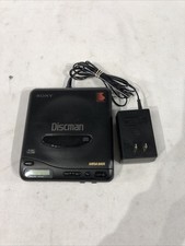 Sony Walkman Discman D-11 Mega Bass Tested Works w/Mount Plate CPM-203P