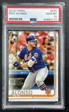 PETE ALONSO PSA 10 2019 TOPPS #475 ROOKIE RC METS 3177