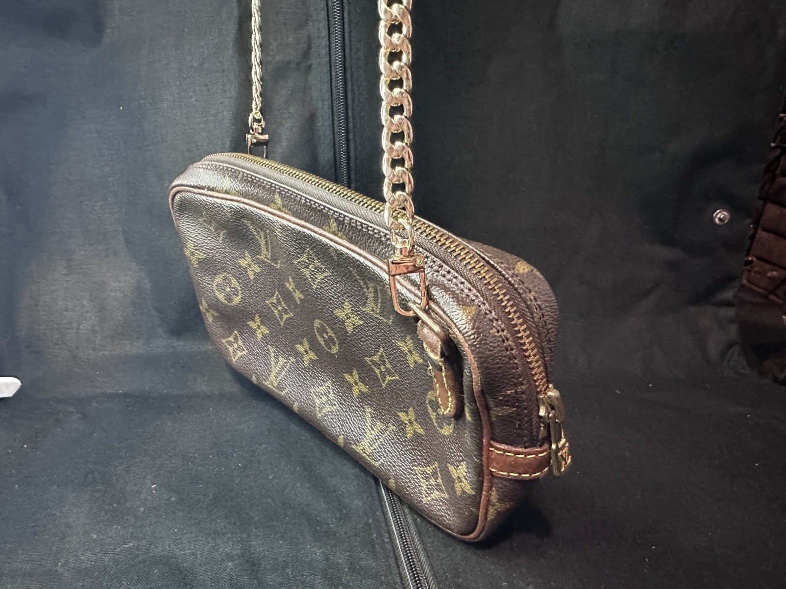 LOUIS VUITTON Marly Bandouliere Monogram Crossbody Shoulder Bag — image 7