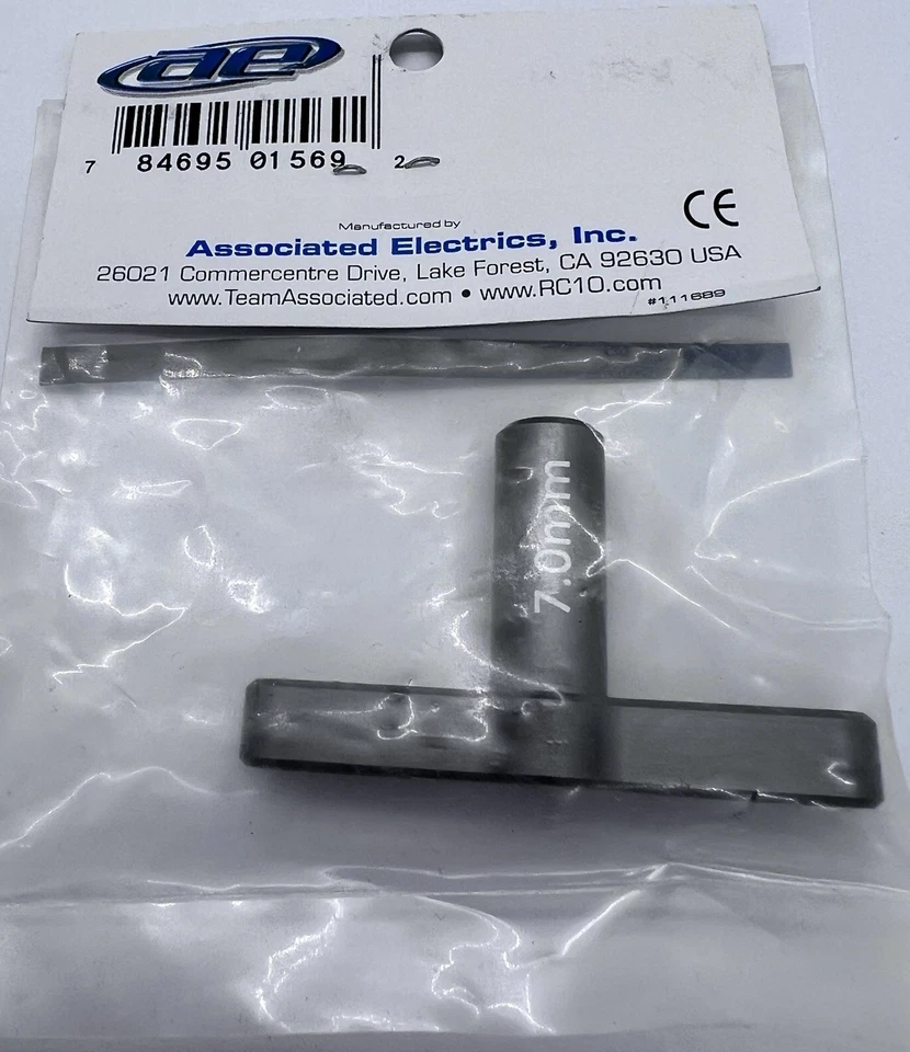 Team Associated Factory Team 1569 Aluminum 7mm Driver T-Handle Wrench - Image 2 of 3
