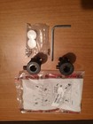Fixation Toilette Suspendue - Kit avec Clé, Installation Intuitive, Noir
