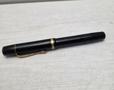 Vintage Fountain Pen MELBI TRANSPERANT Piston Fil for Repair Gold Nib 14K