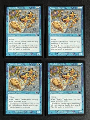 MTG Cloud of Faeries x4 Playset   Urza's Legacy   Magic the Gathering