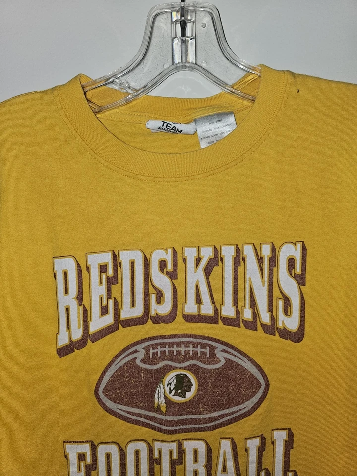 Washington Redskins Older Style Youth 2xl (18) 黄色图形标志 T 恤 NFL — 第 2/4 张图片