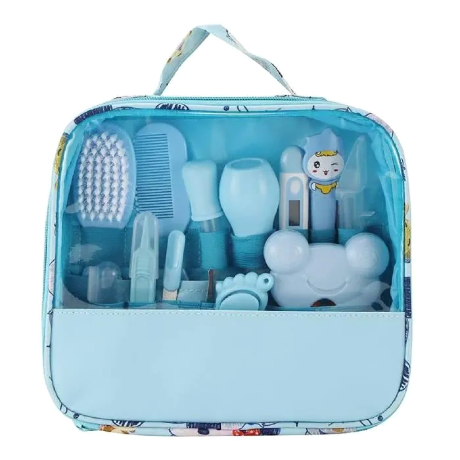Trousse de toilette bébé 13 pcs pour éviter les griffures et surveiller sa température